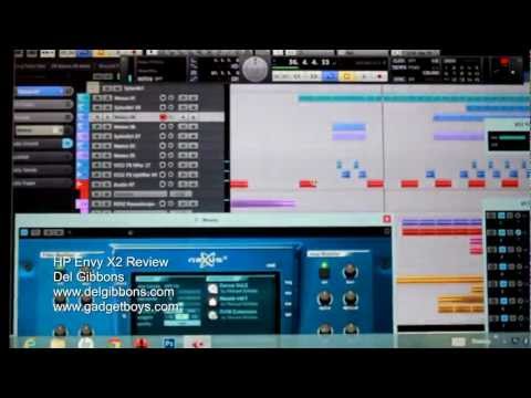 HP Envy X2 Review - Cubase 6, Photoshop. Windows 8