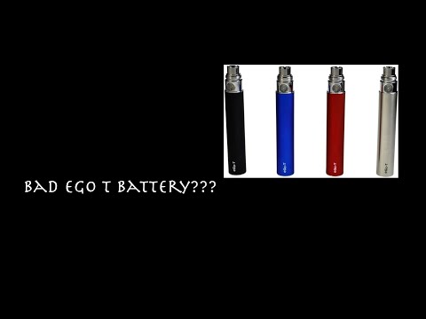how to use ego t battery