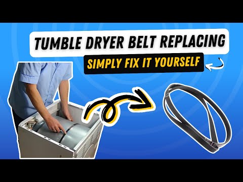 how to put a belt on a zanussi tumble dryer