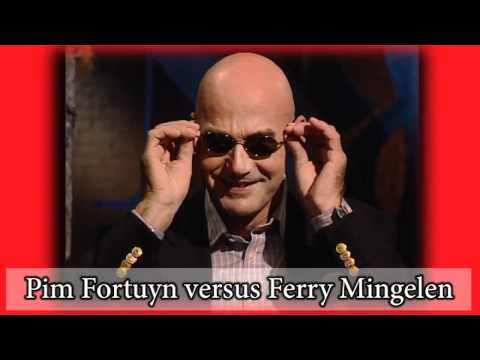 Fortuyn - Pim Fortuyn versus Ferry Mingelen in het programma 'De leugen regeert'.