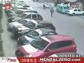 Chinese Man Stops a Robbery with his Bike