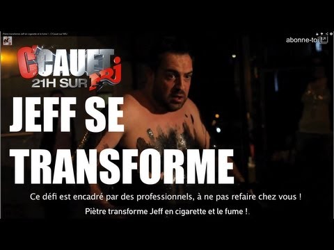 Piètre transforme Jeff en cigarette et le fume ! - C'Cauet sur NRJ