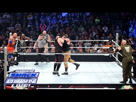 Demon Kane, Ryback & The Dudley Boyz vs. The Wyatt Family: SuperSmackDown, December 22, 2015