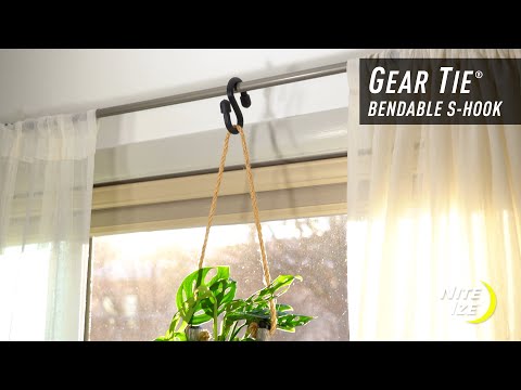 Gear Tie® Bendable S-Hook