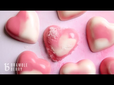 Swirled Heart Soap Kit