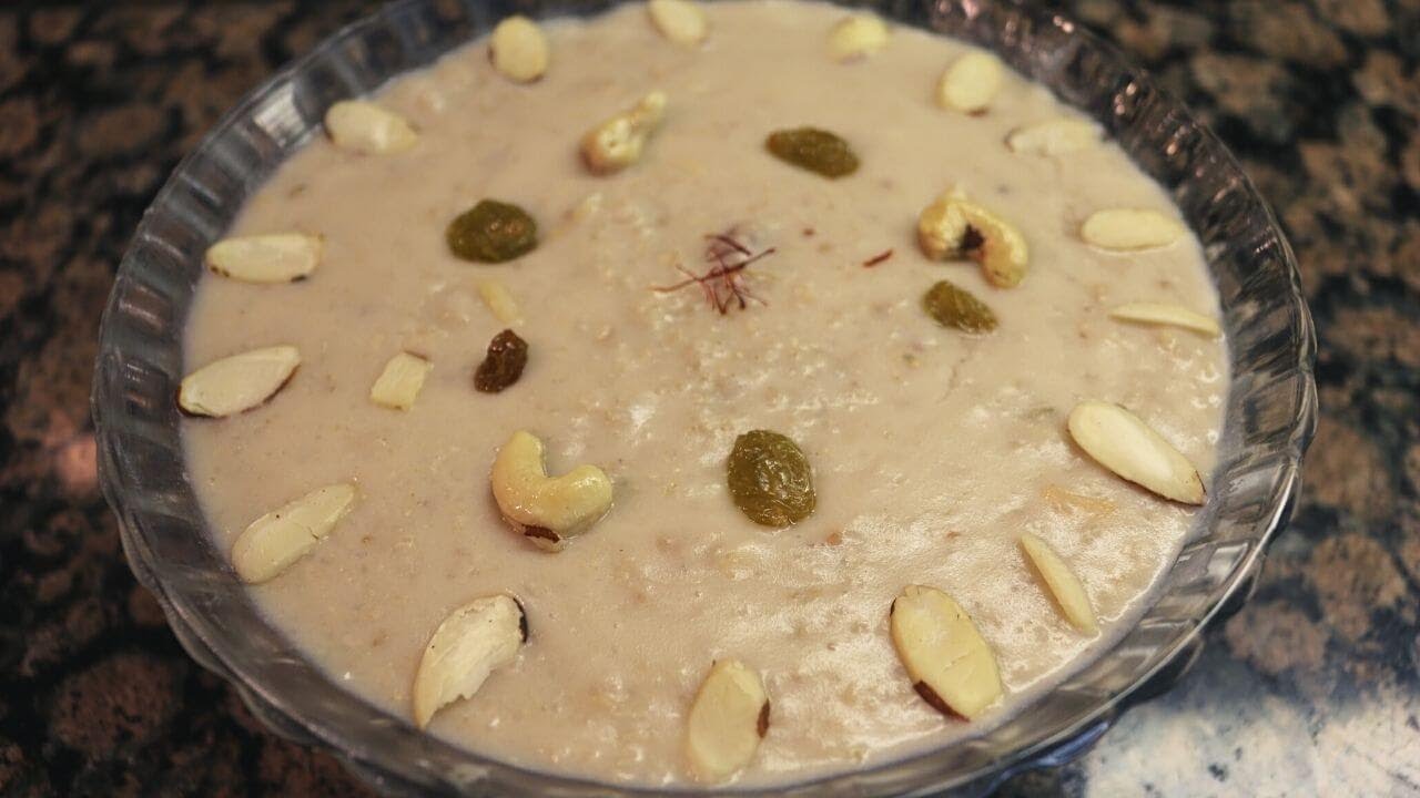 delicious Millet Kheer RECIPE Millet Pudding RECIPE GLUTEN FREE