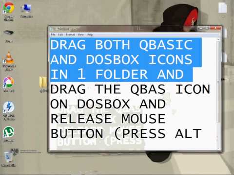 how to open qbasic