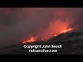 Lava Flows into the Sea - John Seach