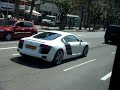 Driving next to an Audi R8 accelerating fast!