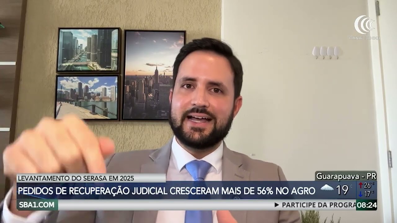 Pedidos de recuperação judicial cresceram mais de 56% no agronegócio