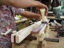 Ryan Martin glues up a 5-pc Becker neck.