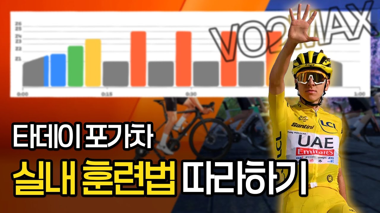 자전거 잘타는 방법 타데이 포가차 선수의 VO2MAX 훈련 따라하기