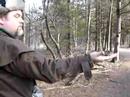 Feeding Chickadees on Sasparilla Trail - Kanata