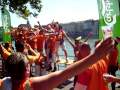 Dweilorkest aan de Riviera in Basel. Oranje feest