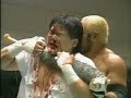 FMW Kintaro Kanemura vs.Matsunuga Barbed wire Bat and Boards FMW Kintaro Kanemura vs.Matsunuga Barbed wire Bat and Boards