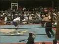 FMW Kintaro Kanemura vs.Matsunuga Barbed wire Bat and Boards