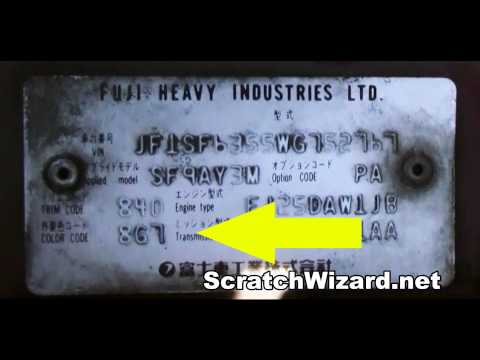 how to find gm paint code