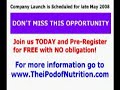 Nutritional iPod Pre-launch Video