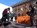Video del bKstage di Cevoli in cui interpreta i mitici panni dell'assessore Cangini e dichiara di voler costruire Mirabilandia