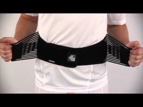 how to wear lumbar support belt