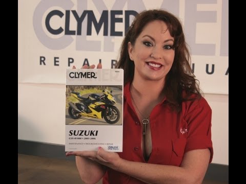 Clymer Manuals Suzuki GSX-R600 GSXR600 Gixxer Maintenance Repair Shop Service Sportbike Manual Video