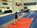 Ashley vaulting on a 'real' board for the first time 3/2/03