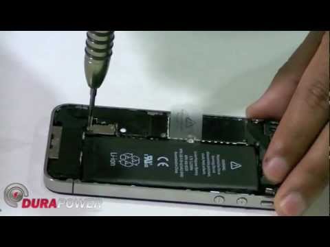 how to remove battery from iphone 4 s