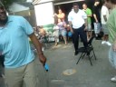 Lady falling @ my nephew\