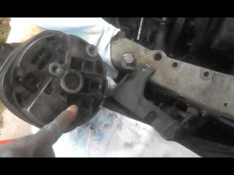 how to remove an alternator from a 1996 Cadillac d