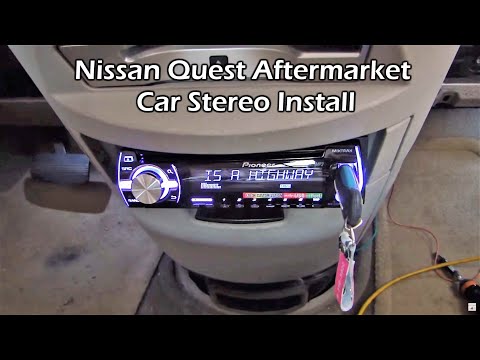 how to remove cd player from 2004 nissan quest