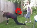 Falls Trampoline Wrestling 2010: B-Dix vs Krazy Karl - Last Man Standing Match