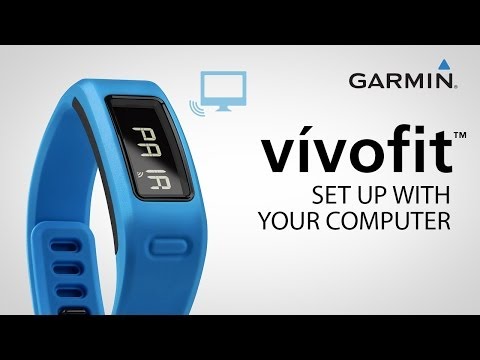 how to sync garmin vivofit