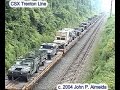 csx w880 military train july 22 2004