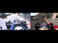F1 2011 vs Real Life - Monaco (Vettel Qualifying lap comparison)