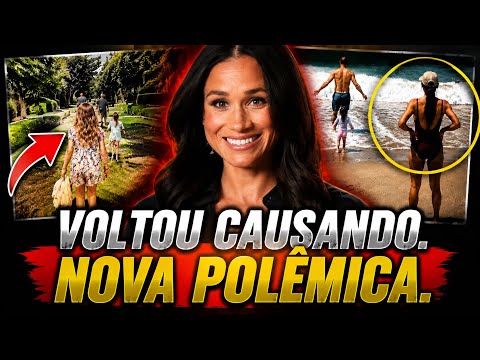 🚨MEGHAN REAPARECE COM FILHOS E IMITA DIANA EM MEIO A POLÊMICAS