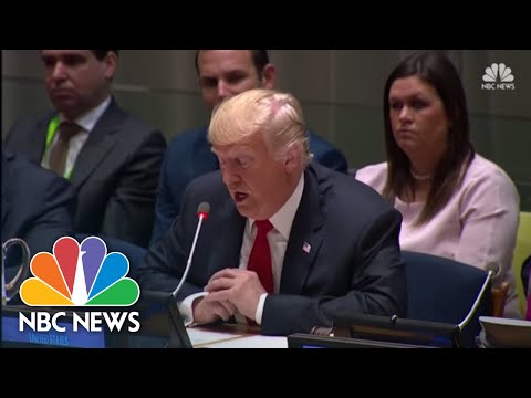 Watch Live: Trump speaks on world drug problem at U.N. event