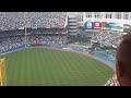 Moment of Silence for Bobby Murcer at Yankee Staidum