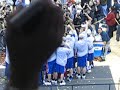 Kansas Jayhawks get their trophy Kansas Jayhawks get their trophy