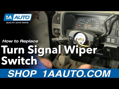 How To Install Replace PART 1 Turn Signal Wiper Switch Chevy GMC Pickup Truck 88-98 1AAuto.com