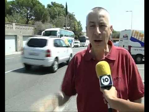 Un elefant es passeja per L'Escala