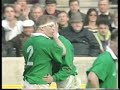 Simon Geoghegan tackles Rob Andrew