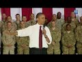 President Obama Speaks to Troops at Bagram Air Base