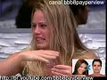 BBB8 - Nat�lia � a pen�ltima Lider: Pared�o Gyselle x Marcos