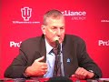 Jim Calhoun after beating the Indiana Hoosiers