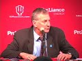 jim calhoun after beating the indiana hoosiers