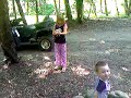 Keygan plays on the island