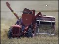 Allis Chalmers combine convoy