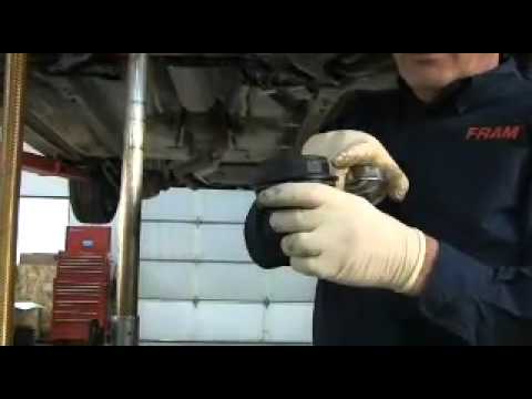 FRAM Cartridge Oil Filter change on Mazda 2.3