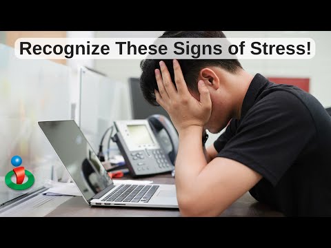 Recognize These Signs of Stress! Recognize These Signs of Stress!