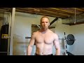 215x5 behind-neck press
